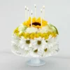 Birthday Smiles Floral Cake
