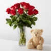 Tango In Paris Bouquet & Bear Set