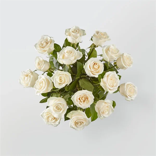 Long Stem White Rose Bouquet
