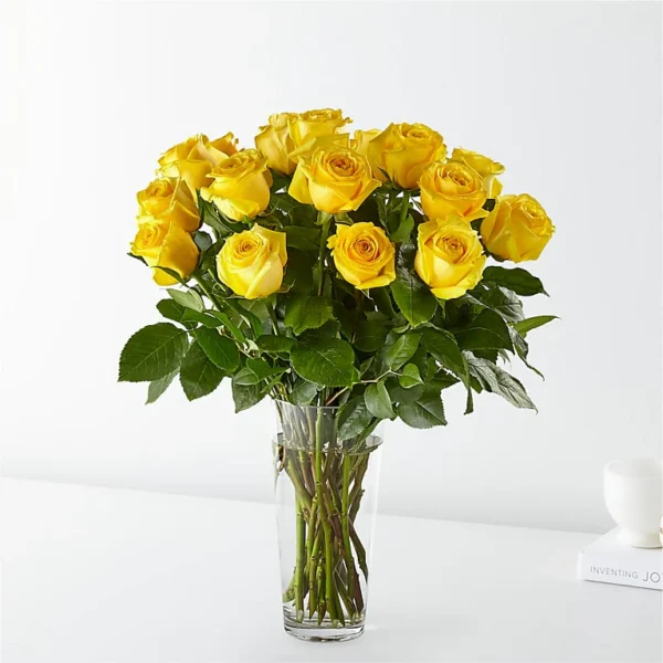 E5436D_LOL_preset_ftd-mx-hero-sv-new Long Stem Yellow Rose Bouquet