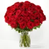 Three Dozen Long Stem Red Roses